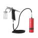 Universal Paint Spraye Cordless Airbrush Kit with Siphon Trigger Type Spray Gun for Art Model Body Paint Artist Makeup Nail Tattoos Cake Tools Painting Varnishing Lacquering