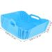 Cabilock Fryer Silicone Mat Airfryer Baking Pans Oven Pot Silicone Pad for Under Air Fryer Non Stick Lining Blue 22X21CM - Buy Online on GoSupps.com