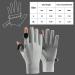 Fencelly Eisseide Summer UV Protection Gloves - Slide-Resistant Breathable 2 Cut Finger Design for Men | Perfect for Fishing & Cycling - XL Size - Buy Online on GoSupps.com