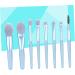 BELLIFFY 8pcs Powder Brush Eyeshadow Makeup Cosmetic Face Brushes Makeup Face Brushes Facial Kit Blue Wooden - Buy Online on GoSupps.com
