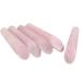 Feng Shui Natural Pink Crystal Jade Oblique Cutting Massage Stick Gua Sha Guasha Scraping Massage Beauty Tool for Facial Skin Rejuvenation Anti-wrinkles Anti-Aging Facelift W3435