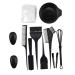 Angoily 1 Set Hair Color Kit Salon Dyeing Supplies Hair Color Mixing Kit Baby Headbands Newborn Hair Color Ear Protectors Hair Coloring Supply Hair Dye 12 Piece Set Plastic