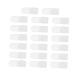 Housoutil 20pcs Nail Case Fingertip Nails Gel Nail Soak off Cap Peel Polish Nail Polish Varnish Tip Nail Monomer Dish Gelt Nail Gel Nail Varnish Protector Plastic Manicure Protective Case