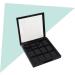 WOONEKY 4 Pcs 12 Empty Eyeshadow Dish Makeup Pallets for Women Travel Eyeshadow Highlight Empty Makeup Black - Buy Online on GoSupps.com