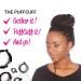 PuffCuff Junior Black 3 Hair Clamp - Ideal Ponytail Clips for Thick Curly, Kinky, and Braided Hair - Buy Online on GoSupps.com