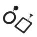 YIUIRUOI 2 Pieces Aquarium and Tank Floating Rings Food Feeders with Suction Cup Fish Food Feeders with Suction Cup (Black)