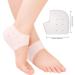 4 Pairs Silicone Heel Cushion Pads - Gel Protectors for Heel Pain Relief & Plantar Fasciitis - Ideal for Dry Cracked Heels for Men & Women - Buy Online on GoSupps.com