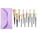 Makeup Brushes Premium Synthetic Makeup Brush Set Professional Blush Contour Eye Make Up Brush Kit 12-ESSENTIALS KIT Pink