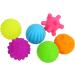 DERAYEE 6 Piece Sensory Toy Set - Colorful Squeeze Balls for Infants | Ideal Sensory Balls for Babies Ages 3-12 Months - International Shipping Available - Buy Online on GoSupps.com