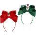 hgnxa Elk Hair Bands s Big Headband Snowman Headbands Christmas Party Decoration Supplies Holiday Hair Styling s Green - Buy Online on GoSupps.com