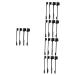 POPETPOP 20 Pcs Eyebrow Brush Set Eyebrow Mascara Lash Brush Spoolie Liner Brush Combs for Women Lash Separating Comb Brow Lash Shaper Miss Multifunction Hair Comb Abs