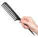 Wapodeai Wide Tooth Comb - Professional Black Carbon Fiber Hair Brush for Detangling & Styling | Anti-Static & Heat Resistant - Suitable for All Hair Types - Buy Online on GoSupps.com