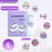 Buy Natural Look Fake Eyelashes - 5 Pairs Daily Strip Cross Lashes for Wedding & Everyday Makeup | Invisible Thin Band (6-12mm - Buy Online on GoSupps.com