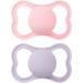 MAM Air Soothers 6+ Months (Pack of 2) Baby Soothers with Sterilisable Travel Case Baby Essentials Pink (Designs May Vary) Pink 1 6+ M Soother