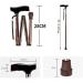 Adjustable Cane Crutches for Disabled Elderly Height Adjustable Retractable Portable Folding Crutches Parents Gift - Buy Online on GoSupps.com