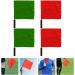 Operitacx Racing Flags Referee Hand Flag Set - 4Pcs Green Red Safety Flags for Football Sports - Stainless Steel Pole Handle - Traffic & Event Management - Buy Online on GoSupps.com