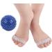 DEAVER Foot Massage Toe Separators - Set of 2 Gel Silicone Correctors for Overlapping Toes, Hallux Valgus, Crooked Toes - 4 Sets - Buy Online on GoSupps.com