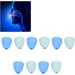 10pcs Nasal Irrigator Replacement Tips - Portable Nose Rinse Head for Normalizing Nose Hair - 10 Sets - Buy Online on GoSupps.com