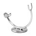 Curved Polished Shaving Stand Set - 5 Piece Argent - Premium Grooming Essentials for Men - Buy Online on GoSupps.com
