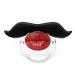 Vincent Bart Schnuller Orthodontic Mustache Pacifier for Toddlers | Soft Silicone Baby Pacifier - Safe & Unisex - Buy Online on GoSupps.com
