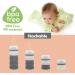 Nordlif Portable Milk Powder Dispenser Pot - Non-Spill, Stackable, BPA Free (4 Layers) - Buy Online on GoSupps.com