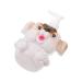 Angoily 1pc Puppy Lotion Bottle Stuffed Animal Shampoo Dispenser Esential Oil Dispenser Body Liquid Soap Dispenser Refillable Liquid Dispenser Child Small Dog White Melamine Multifunction