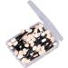Angoily 100 Pcs Eyeshadow Eye Shadow Sponge Applicator Makeup Tools Eye Shadow Brush Disposable Sponge Brush Size 2 Black - Buy Online on GoSupps.com