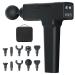 Massage Gun, Handheld Electric Body Muscle Massager Deep Tissue, , High Intensity Vibration Percussion Massage Device with 10 Changeable Heads & 20 Speed