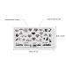 WOKOTO 6Pcs Valentine's Day Nail Art Stamping Plates Set - Cat Butterfly Design Stainless Steel Templates for Manicure - Nail Image Polish Kit - Buy Online on GoSupps.com