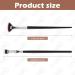 Buy 8pcs Folding Angle Scalloped Lash Brush - 2024 Upgrade Mascara Fan Brush for Perfect Eyelashes | Multifunctional Angled Eyelash Wand - Black - Buy Online on GoSupps.com