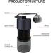 Bumdenuu Portable Stainless Steel Hand Crank Coffee Beans Pepper Coffee Beans - Buy Online on GoSupps.com