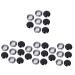 FRCOLOR 32 Pcs Eye Shadow Blank Small Plastic Containers Eyeshadow Makeup Sub Package Organizer Container