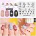 Nail Stamping Plate Fashion Food Fruit Summer Cake Fish Ice Cream Theme Multi-Pattern Stamp Print Image Stamp Template Nail Art for Nail Design 6# - Buy Online on GoSupps.com