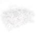 LAVEN Rimless Frames Sleeves 100pcs New Clear Plastic Compression Sleeves for Rimless Glasses Fixing Accessories Tools(1.6 * 0.8 * 0.7) 1.6*0.8*0.7