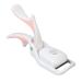 Qukaim Rechargeable Electric Eyelash Curler Electric Heated Eyelash Curlers 3 Temperature Settings Rechargeable Portable White