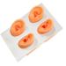 Ear Display Mold Human Ear Model Real Skin Feeling Reusable Waterproof Soft For Store Showcase For Doctor Otolaryngologists For Ear Dispensers