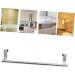 Alipis 4 Pcs Over Door Towel Bar Over Cabinet Towel Rod Stainless Steel Rack Towel Rack Cupboard Towel Rail Silverx2pcs Size 4x2pcs - Buy Online on GoSupps.com