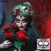 8 Kit Sugar Skull Temporary Face Tattoos for Halloween, Masquerade & Parties - Day of The Dead Makeup Rose Design - Buy Online on GoSupps.com