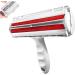 Pet Hair Remover & Reusable Lint Roller - Effective Cat & Dog Fur Removal Tool for Furniture Carpet Clothing | Portable Multi-Surface Solution (Red - Buy Online on GoSupps.com