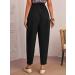 Womens Wide Leg Black Capri Yoga Pants - Comfy Lounge Sweatpants with Pockets - Size XL - Buy Online on GoSupps.com