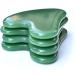 Heart-Shaped Guasha Tool for Wrinkle Reduction - Green Massage Stone for Adults | Dark Green Roller Board - Buy Online on GoSupps.com