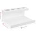 Adorila Electric Toothbrush Holder | Pebble Gate Sink Organizer | Wall-Mounted Compatible with Philips Sonicare & Oral-B (White) - Buy Online on GoSupps.com