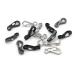 Mini Clip Bottle Backpack Keychain Lock Hook for Umbrella Rope Parachute Cord Outdoor Clasps 15 PCS