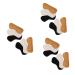 FOMIYES 9 Pairs Heel Grips Cushion High Heel Stickers Self-Adhesive Insole Heel Liner Pads Leather High Heel Pads Leather Shoe Filler Heels Care Protector Do Not Follow Men and Women