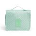Sechunk Waterproof Travel Toiletry Bags Hanging Multi-function Cosmetic Bag Makeup Bag for Women green Dot