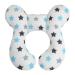 KAKIBLIN Baby Travel Pillow Baby Neck Support Pillow Baby Seat Head Support for Car Seat Car Seat Insert Pillow Pushchair White Star