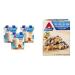 Atkins Energy Shake Creamy Caramel with Protein Gluten Free 4 Count(Pack of 3) and Caramel Chocolate Nut Roll Snack Bar High in Fiber 2g Sugar 16 Count