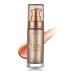 Liquid Highlighter Body Shimmer Waterproof Body Bronzer Spray Face Body Makeup Shimmer Phoera Foundation for Women Glow Smooth Liquid Illuminator (101 Rose Golden)