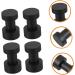 Hemobllo 4pcs Hooks Bathroom with Mounted Waterproof Home Premium Practical Mount Household Screws Towels 2.9X1.8CM Black - Buy Online on GoSupps.com