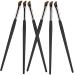 KALLORY 6pcs Eyebrow Brush Gel Eyeliner Gel Liner Eyeliner Makeup Supplies Cosmetic Brush Flat Head Miss Die 16X1CM As Shown